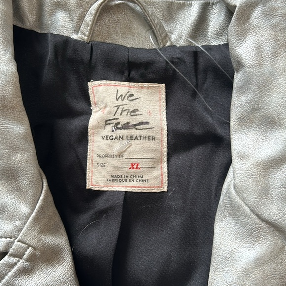 NWOT We the Free Vegan Leather Blazer Jacket - Picture 5 of 6